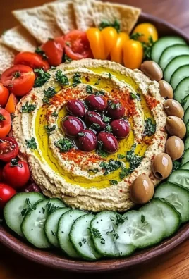 Greek Hummus Platter Recipe