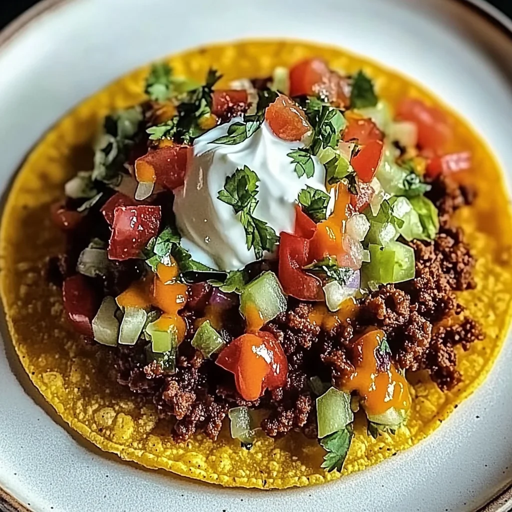 Ground Beef Tostadas