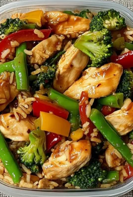 Healthy Chicken and Veggie Stir-Fry with Mixed Rice