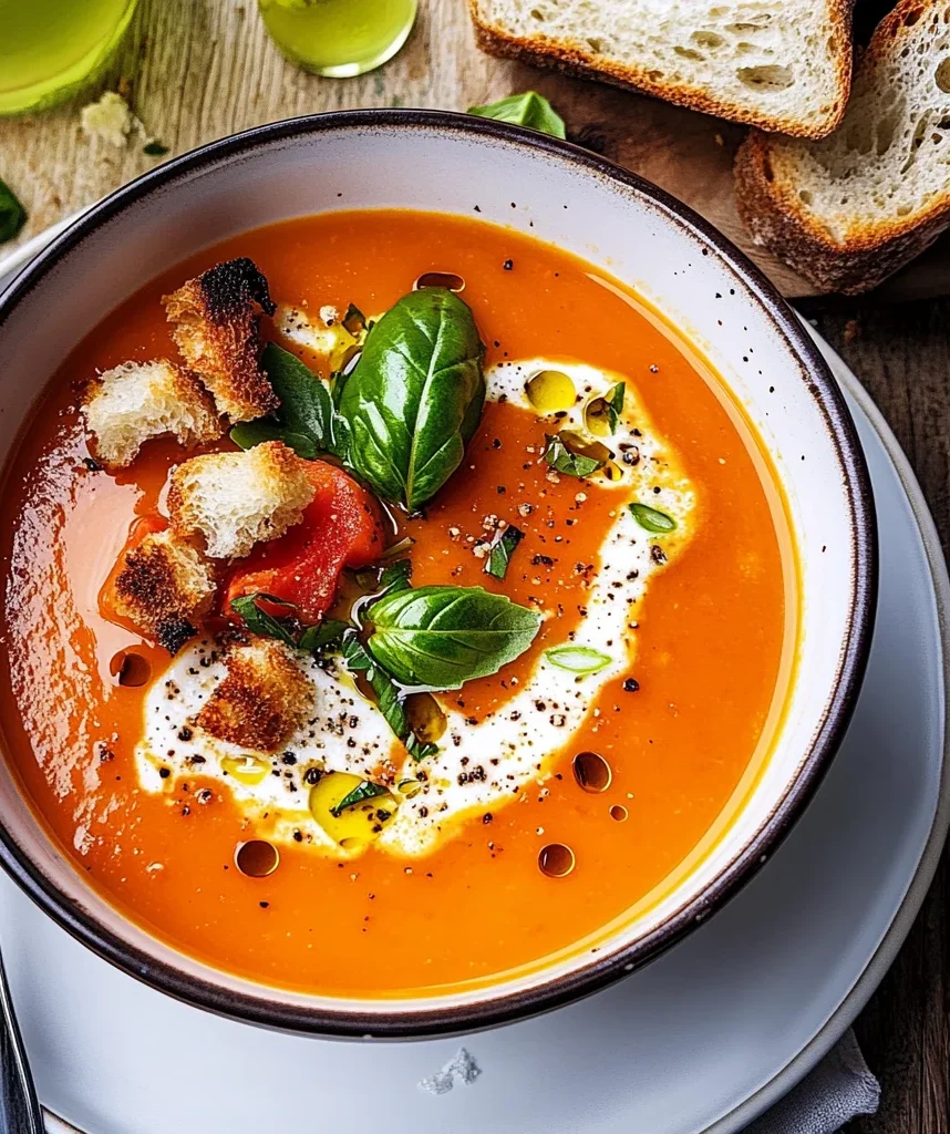 Healthy, Tomato-Carrot Soup
