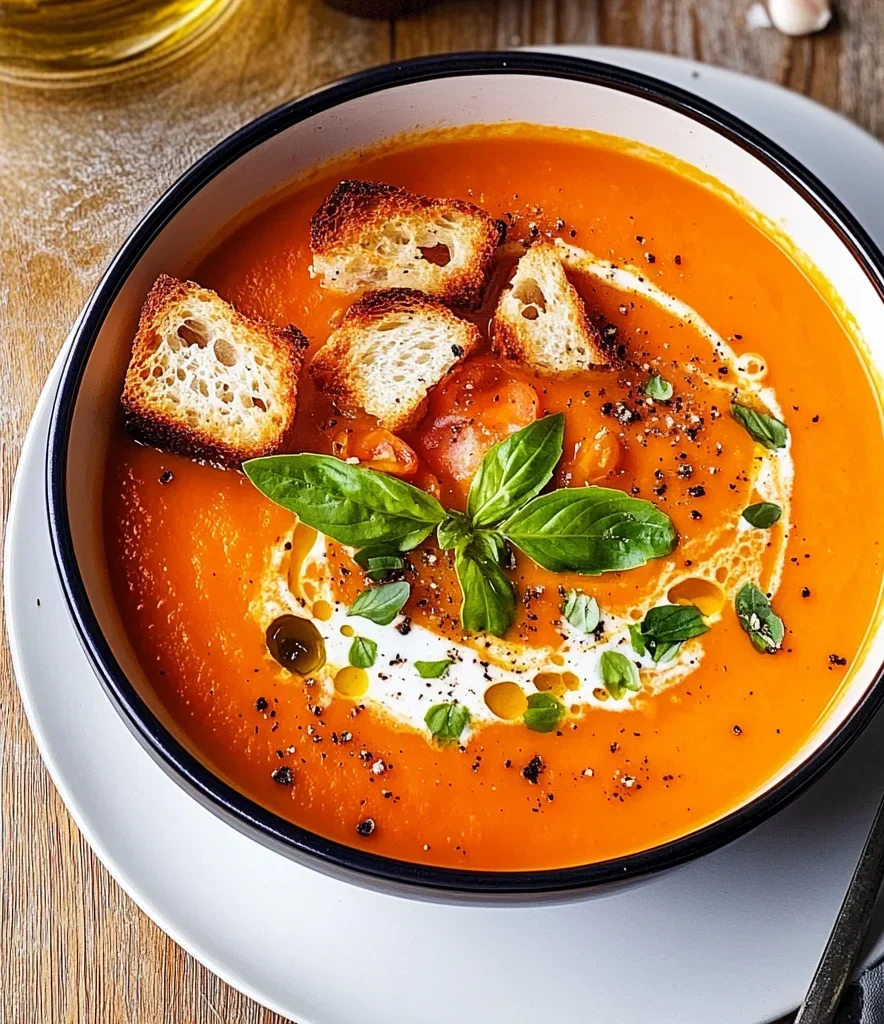 Healthy, Tomato-Carrot Soup