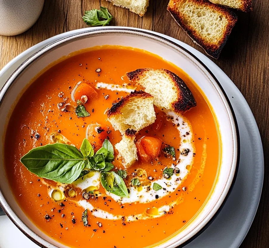 Healthy, Tomato-Carrot Soup