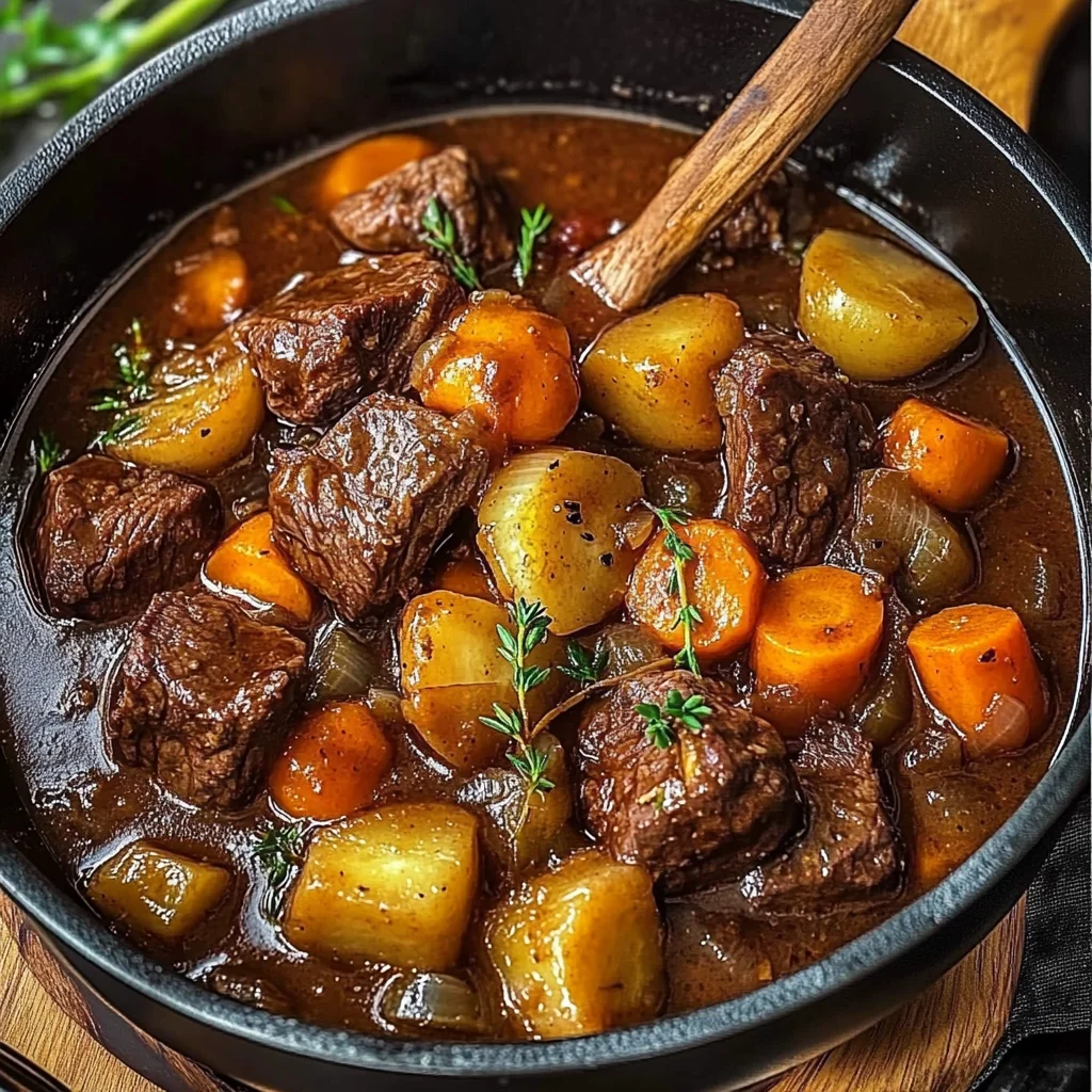 Hearty Beef Stew with Root Vegetables