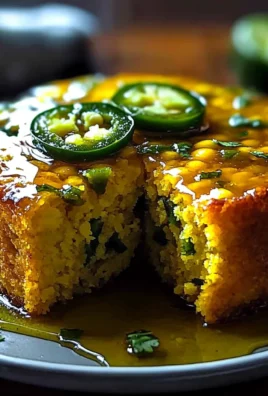 Jalapeño Cornbread with Lime Honey Glaze