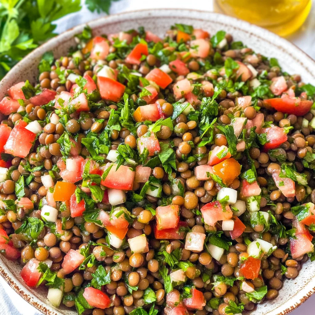 Lentil Tabbouleh