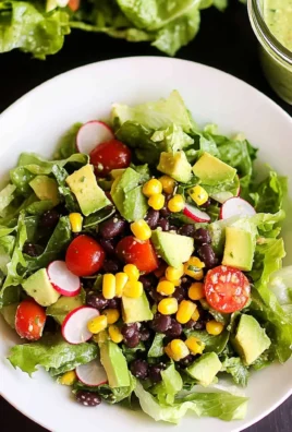 Mexican Chopped Salad with Honey-Lime Dressing