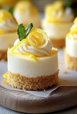 Mini Lemon Cheesecakes