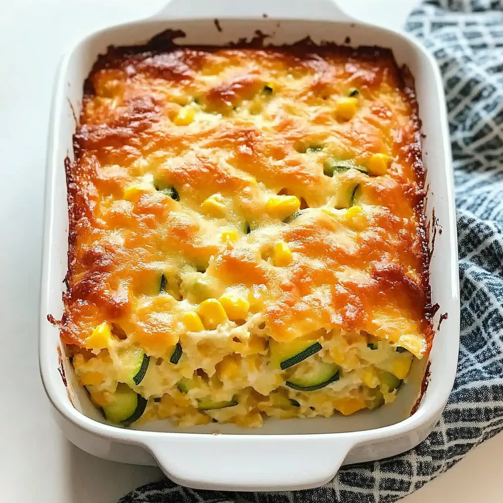 Savory Garden Zucchini Casserole - Alrightwithme