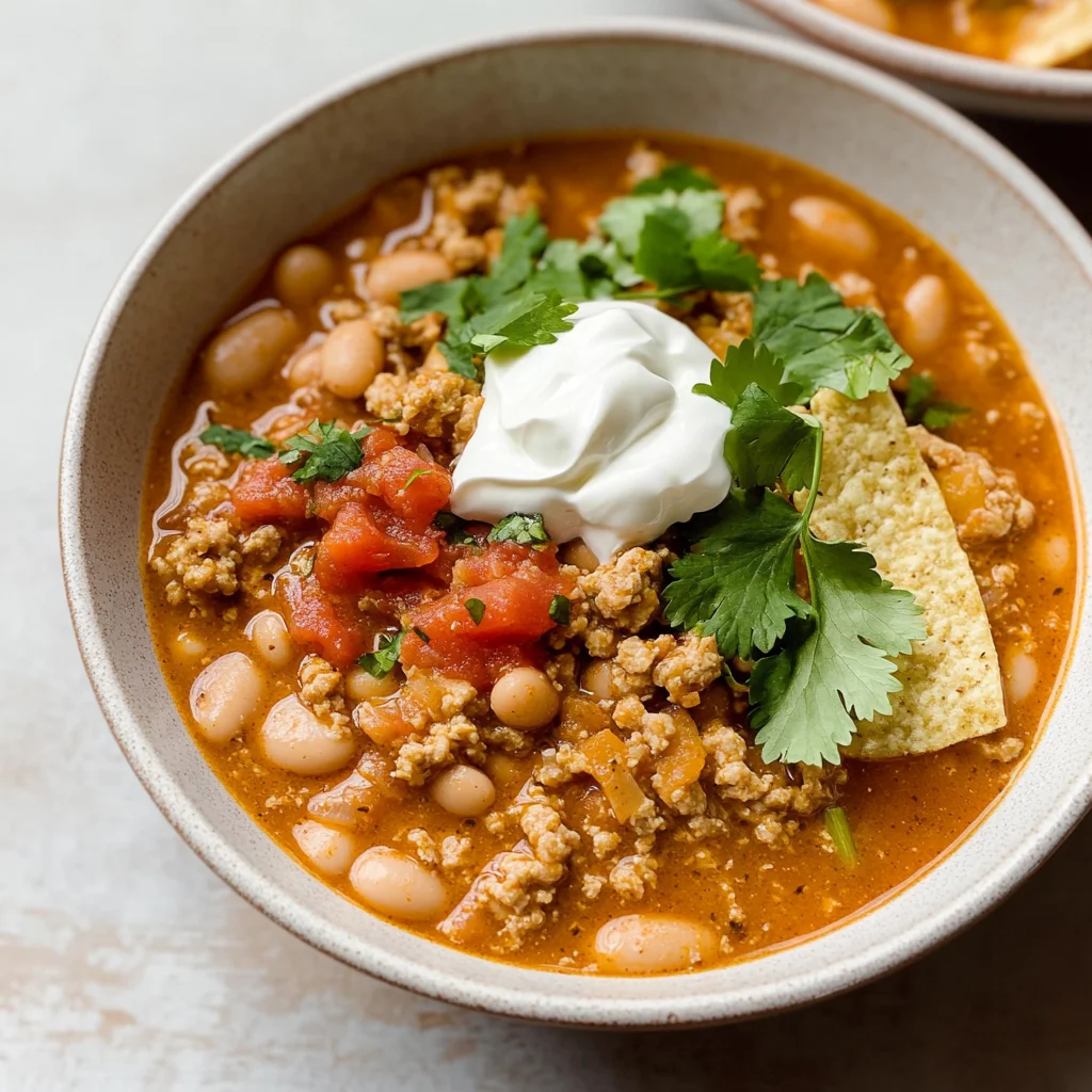 Turkey White Bean Chili
