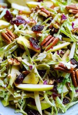 Apple Coleslaw with Cranberries and Pecans