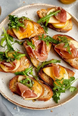 Apple & Brie Crostini with Hot Honey