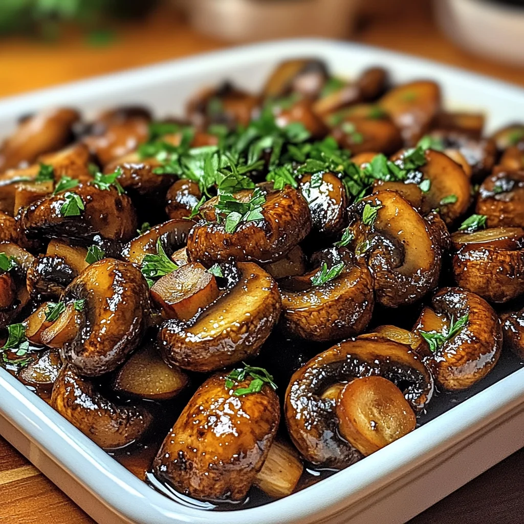 Balsamic Roasted Mushrooms