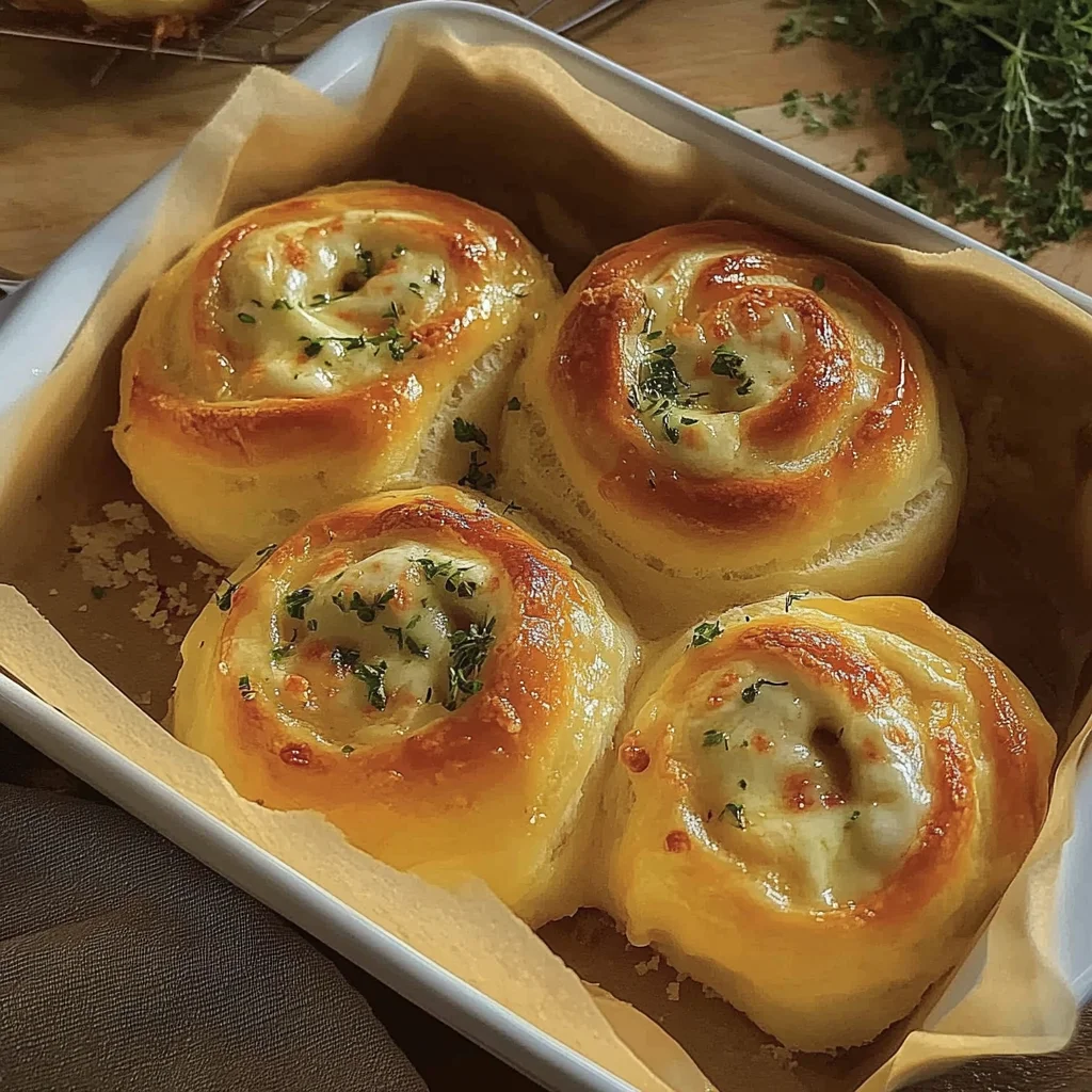Buttery cheese Garlic Rolls, everyone will love them!