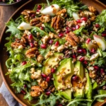Christmas Salad with Honey Mustard Dressing