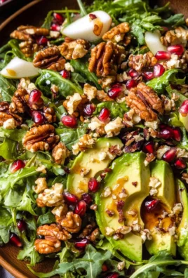 Christmas Salad with Honey Mustard Dressing