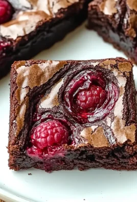 Decadent Raspberry Swirl Brownies