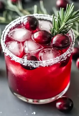 Festive Christmas Cranberry Margarita