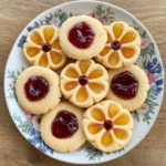 Flower Jam Thumbprint Cookies Recipe