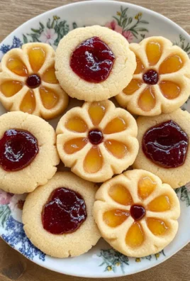 Flower Jam Thumbprint Cookies Recipe