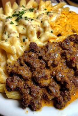 Garlic Butter Cajun Beef Penne in Velvety Cheese Sauce