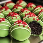 Grinch Oreo Balls