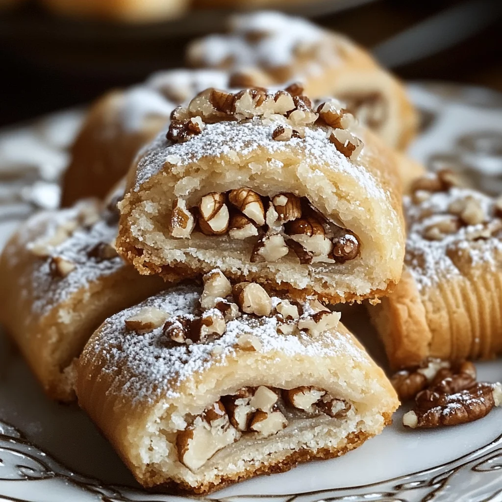 Italian Nut Roll Cookies