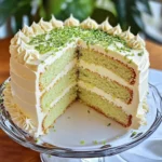 Key Lime Cake with Key Lime Cream Cheese Frosting