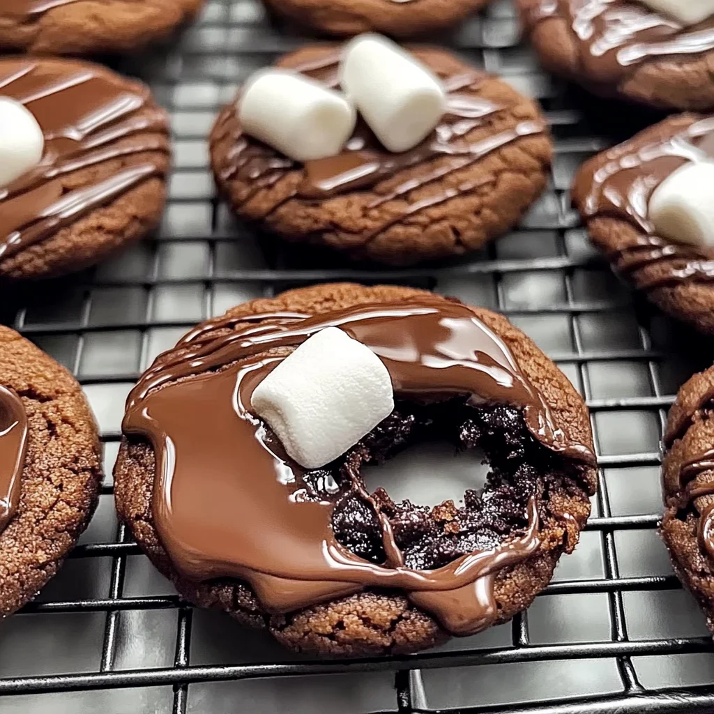 Marshmallow Hot Cocoa Surprise Cookies Recipe