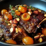 Moroccan Lamb Shoulder with Apricots and Almonds