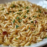 Orzo Rice Pilaf with Garlic and Herbs