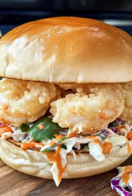 Shrimp Tempura Burger