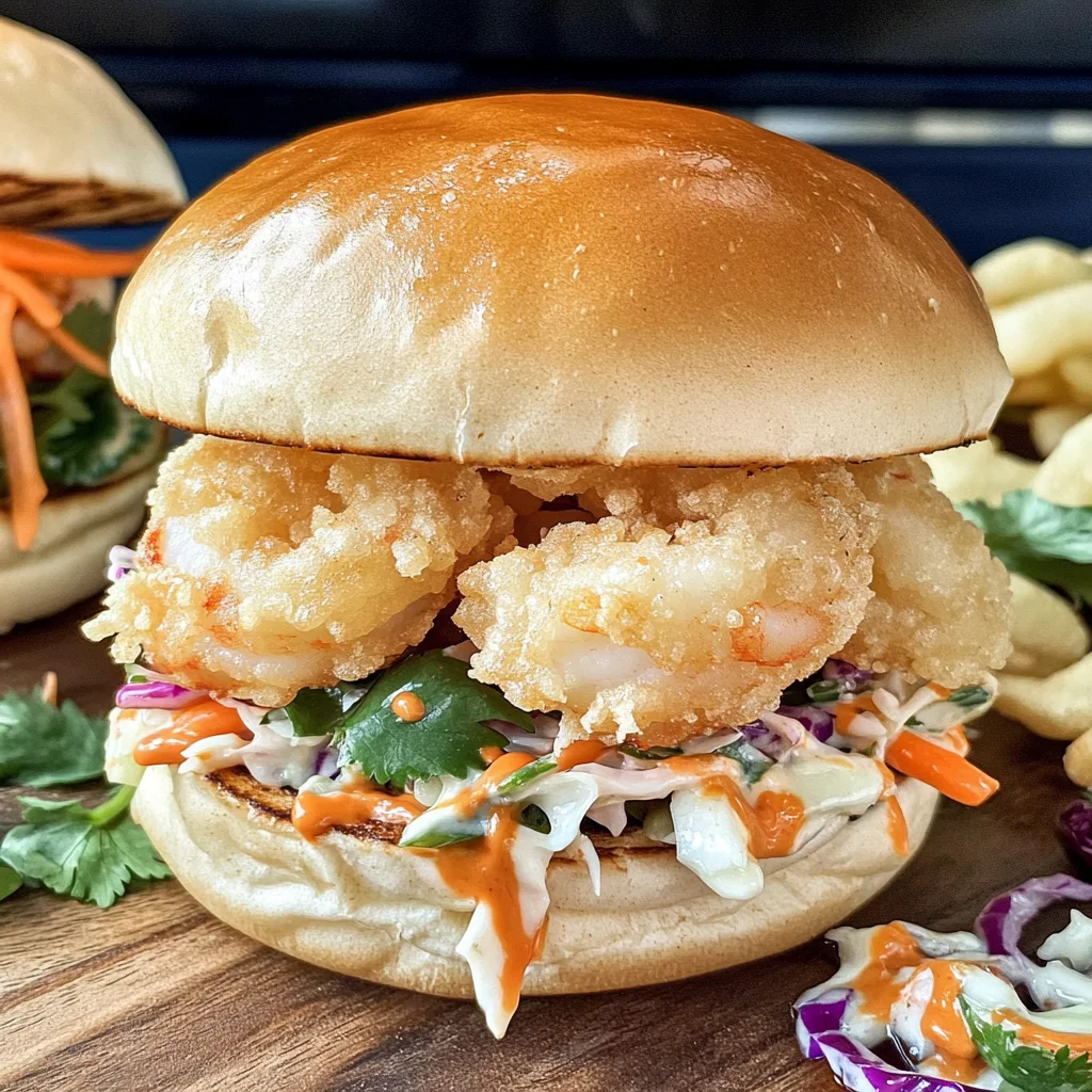 Shrimp Tempura Burger