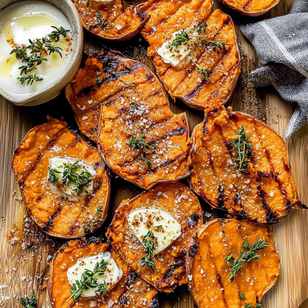 Smashed Sweet Potatoes