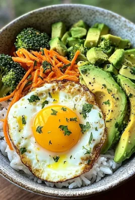 Sunny Egg & Veggie Rice Bowl with Avocado