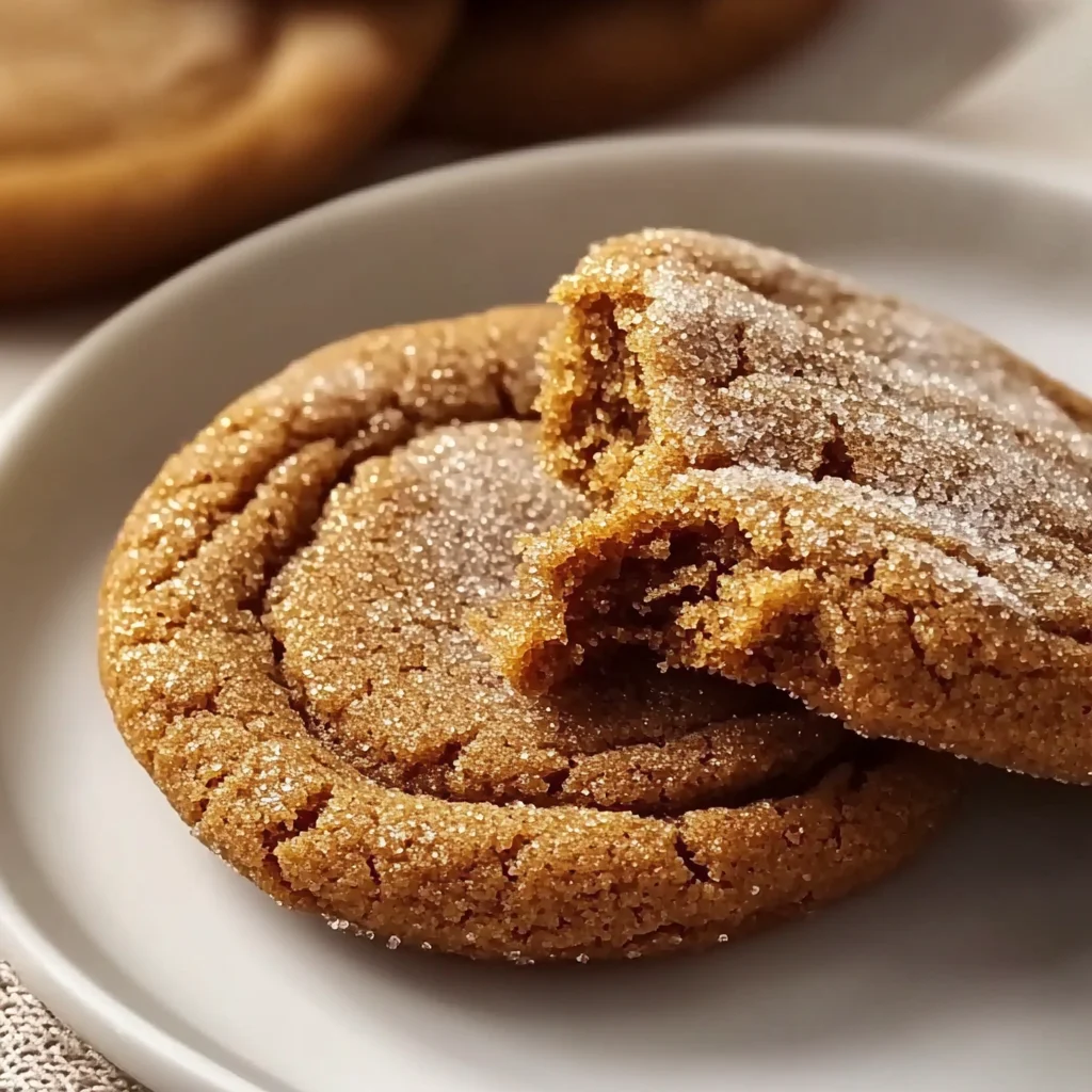 Tasty Chewy Chai Spiced Molasses Cookies