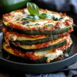 Zucchini Ricotta Melts with Marinara