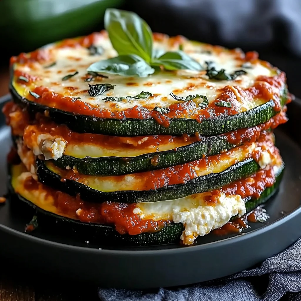 Zucchini Ricotta Melts with Marinara