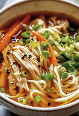 Aromatic Ginger Scallion Chicken Noodle Soup - Alrightwithme