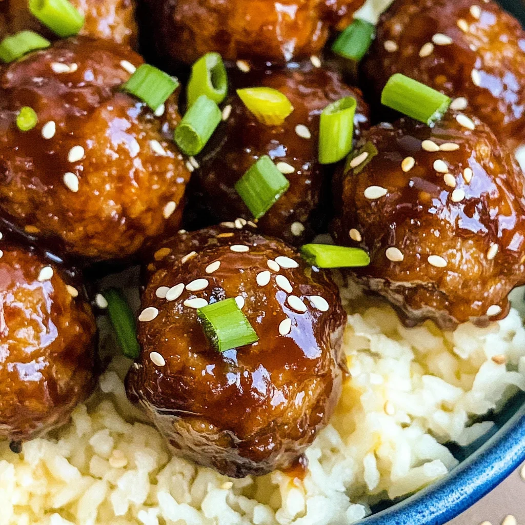 Asian Glazed Meatballs