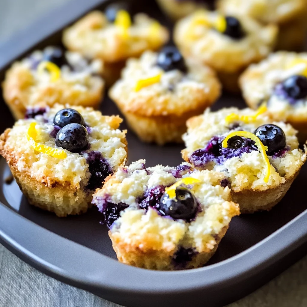 Blueberry and Lemon Zest Cottage Cheese Bites