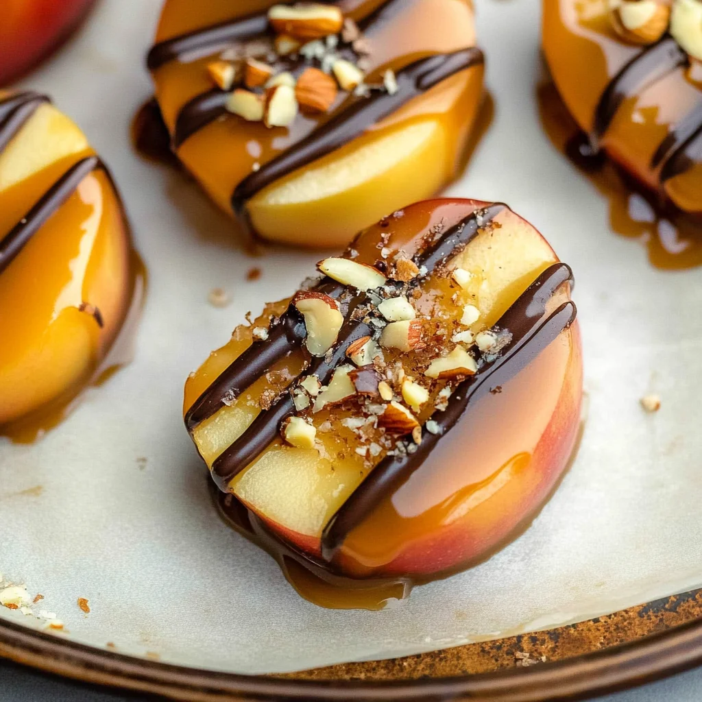 Caramel Apple Slices
