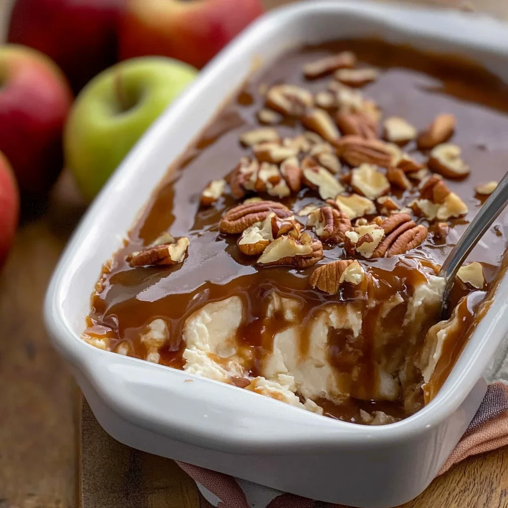 Caramel apple cheesecake dip recipe