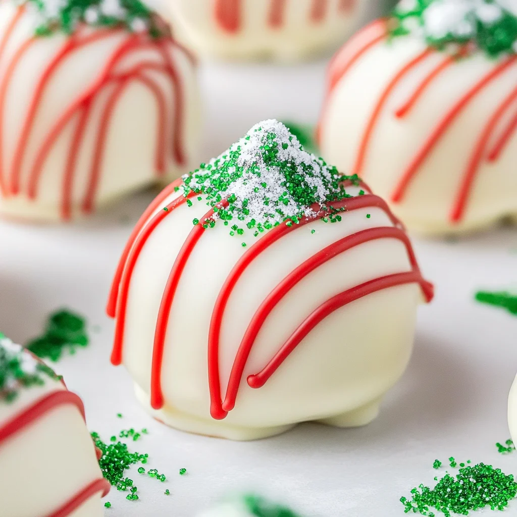 Christmas Tree Cake Truffles