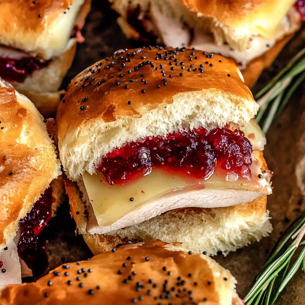 Cranberry Turkey Sliders