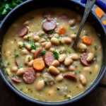 Creamy Bean Soup with Kielbasa