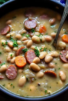 Creamy Bean Soup with Kielbasa