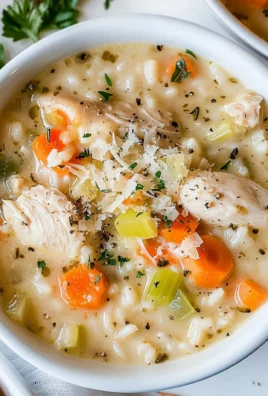 Creamy Chicken and Rice Soup