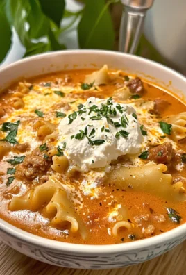 Creamy Lasagna Soup