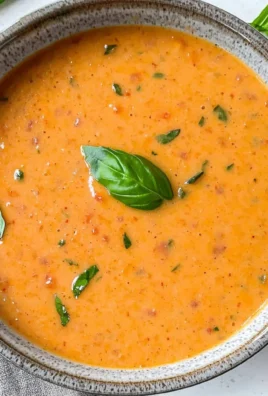 Creamy Roasted Red Pepper Soup