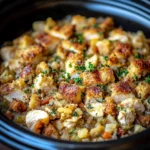 Crock Pot Chicken and Stuffing Dinner